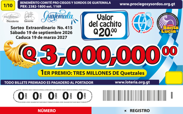 Sorteo #415